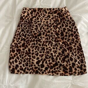 FLL Leopard Print Skirt